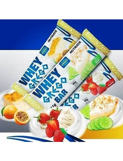 WHEY GREGO BAR 40G (CX 12 UNID) NUTRATA