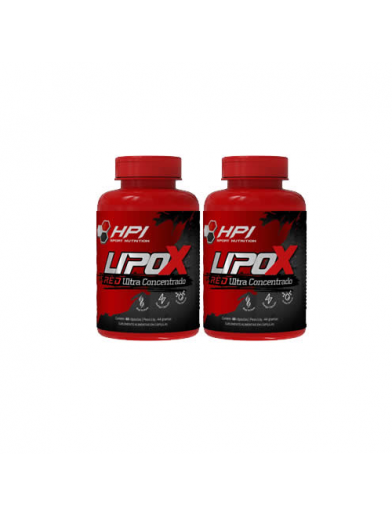 LIPO X RED 60 CAPS (kit 2) HPI SPORT NUTRITION