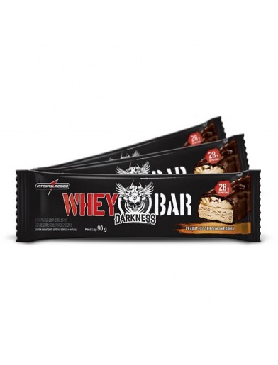 DARK WHEY BAR 90G (cx 8 unid) INTEGRALMEDICA