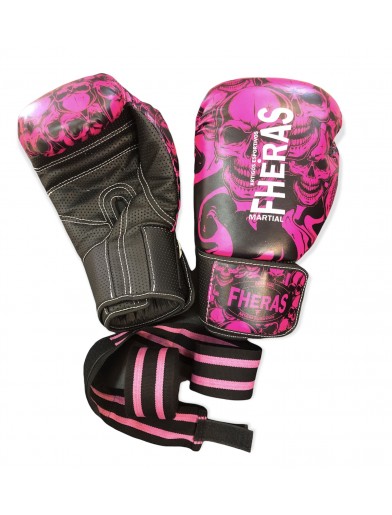 KIT LUVA DE BOXE COM ATADURA 5M