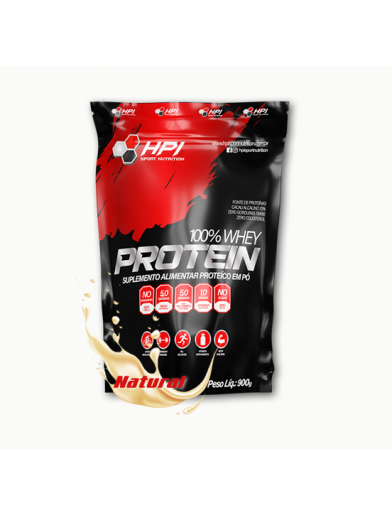 100% WHEY PROTEIN 900G NATURAL HPI SPORT NUTRITION