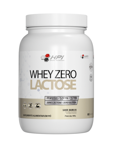  WHEY PROTEIN ZERO LACTOSE 900G HPI SPORT NUTRITION